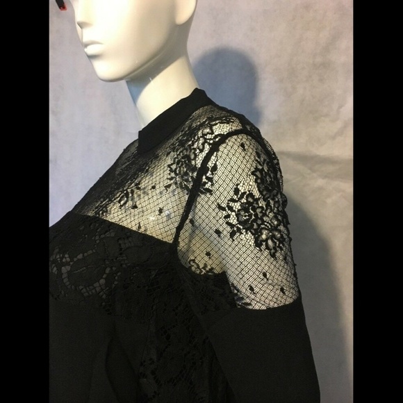NEW! $2,340 Prada‎ Milano [SZ 44 ] Black Lace Dress P32Z6 S161 1JYB - Picture 7 of 12